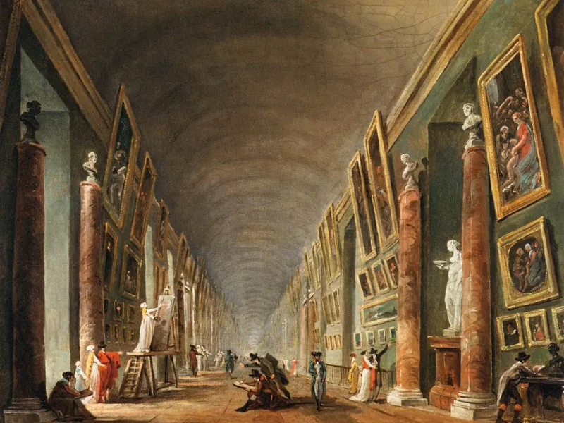 The Grande Galerie of the Louvre, Hubert Robert