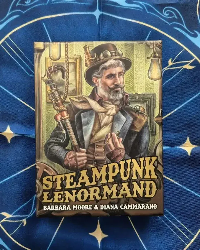 My photo of the Steampunk Lenormand deck