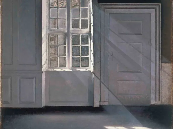 Dust Motes Dancing in the Sunbeams (Støvkornenes dans i solstrålerne), Vilhelm Hammershøi (1864–1916)
