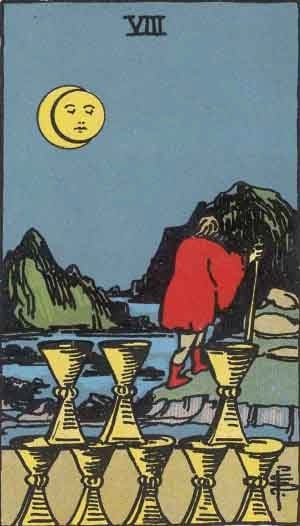 Eight of Cups Tarot Card Meaning