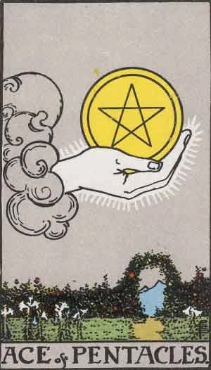 Ace of Pentacles Tarot Card Meaning