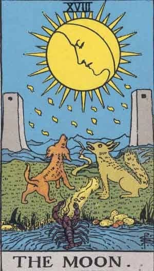 The Moon Tarot Card Meaning