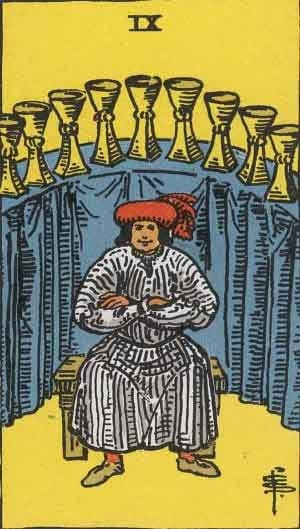 Nine of Cups Tarot Card Meaning