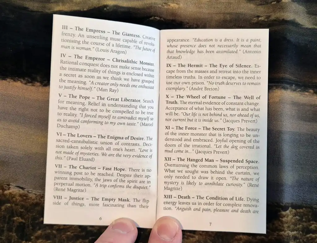 Surrealist Tarot Guidebook