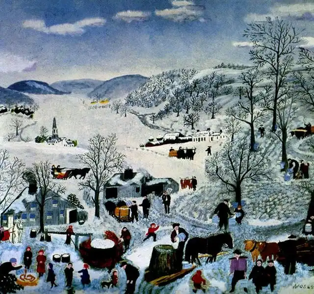 Grandma Moses - Sugaring Off
