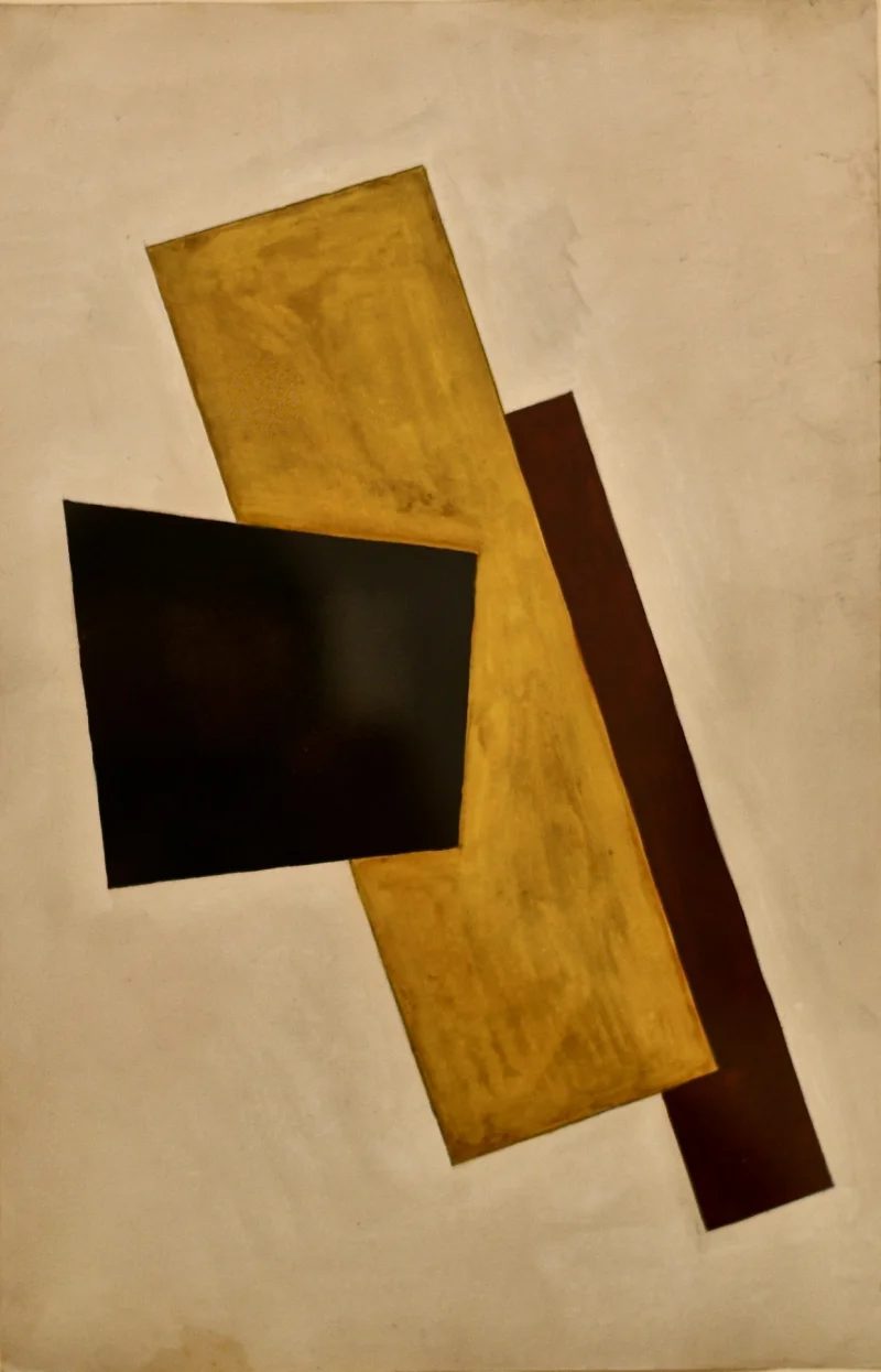 Composition by Liubov Popova, 1917