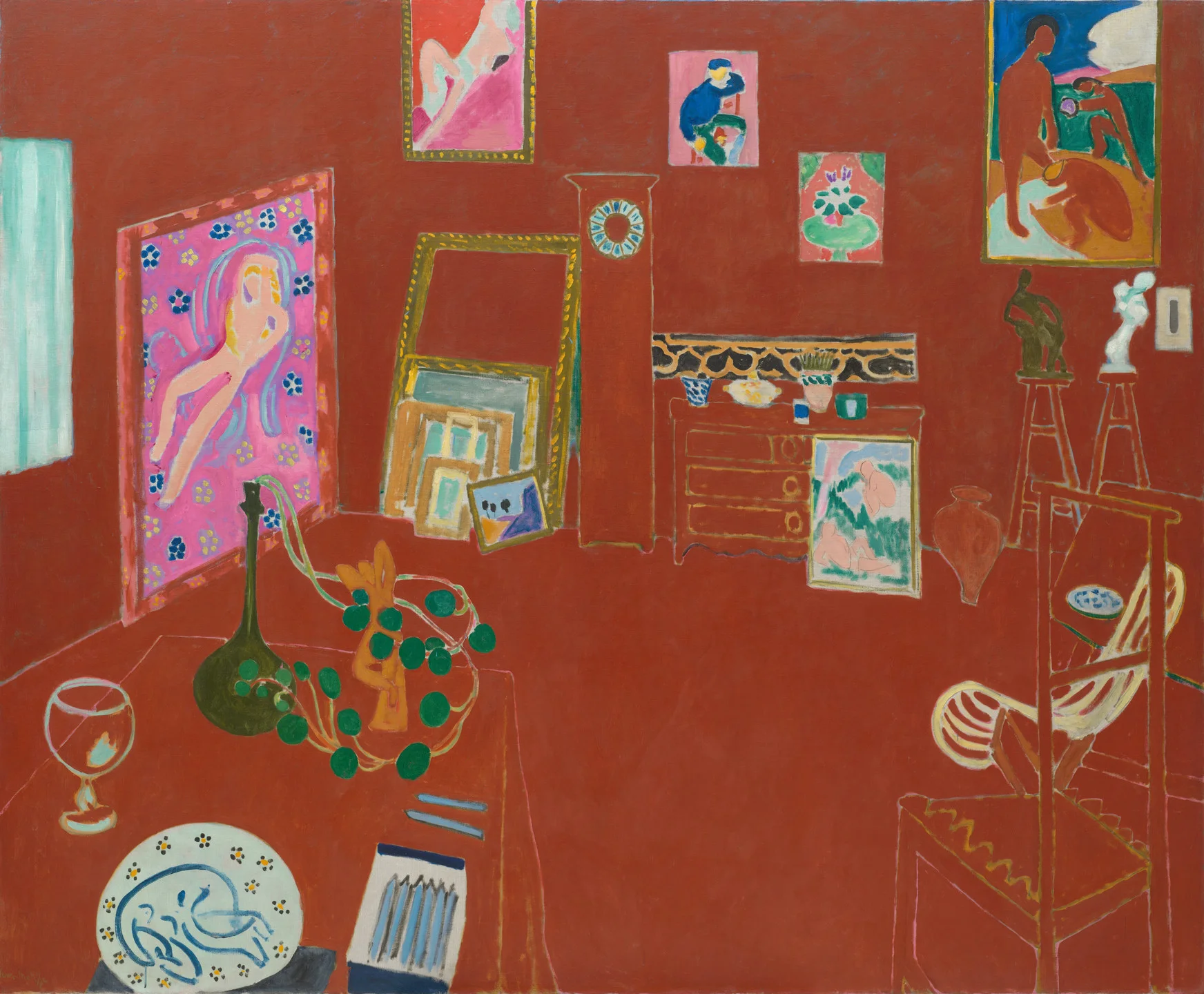 The Red Studio by Henri Matisse, 1911