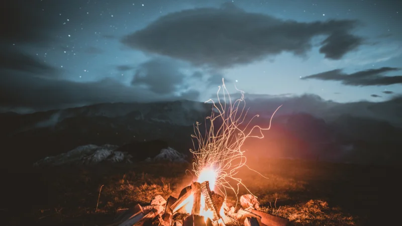 Ritualistic candle magic setup