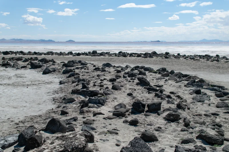 Walking on Spiral Jetty
