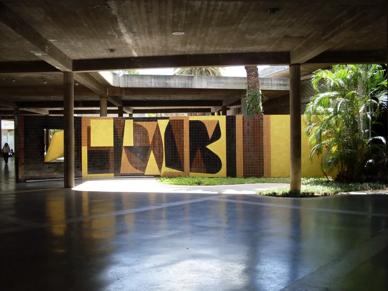 Mural by Victor Vasarely