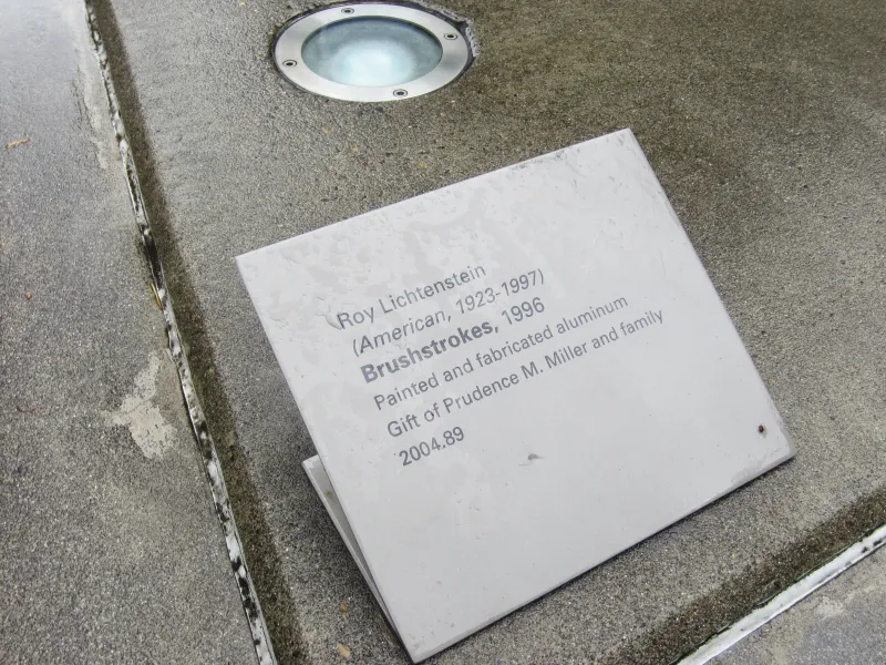 Brushstrokes by Roy Lichtenstein