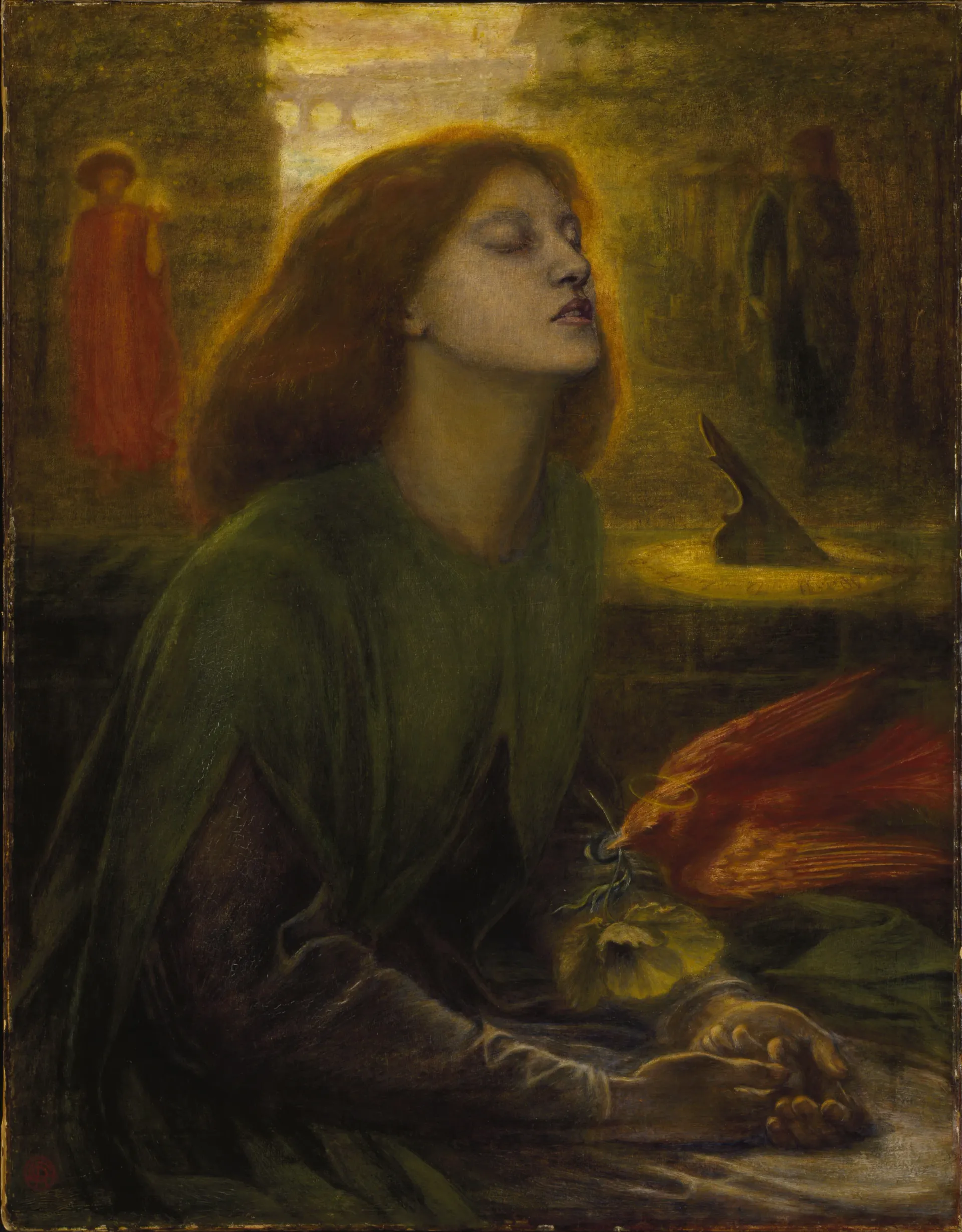 Beata Beatrix by Dante Gabriel Rossetti, 1864-70